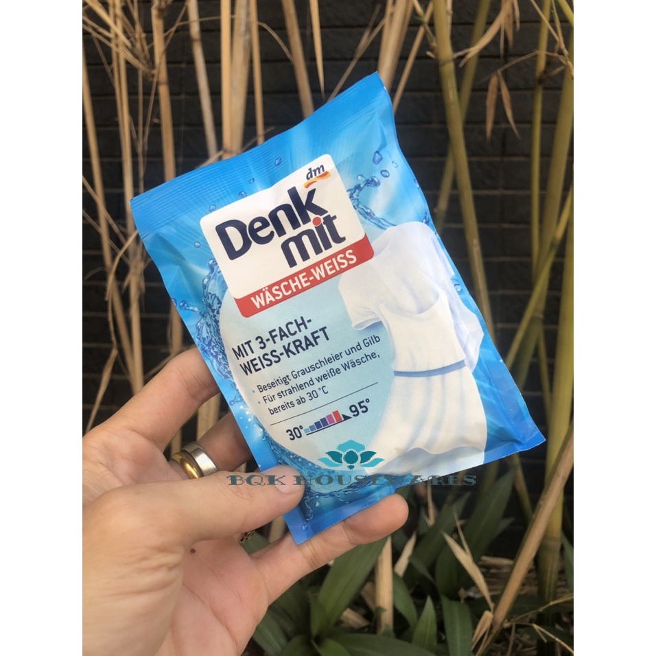 Bột Tẩy Trắng Quần Áo Denkmit Wasche Weiss, 50 g