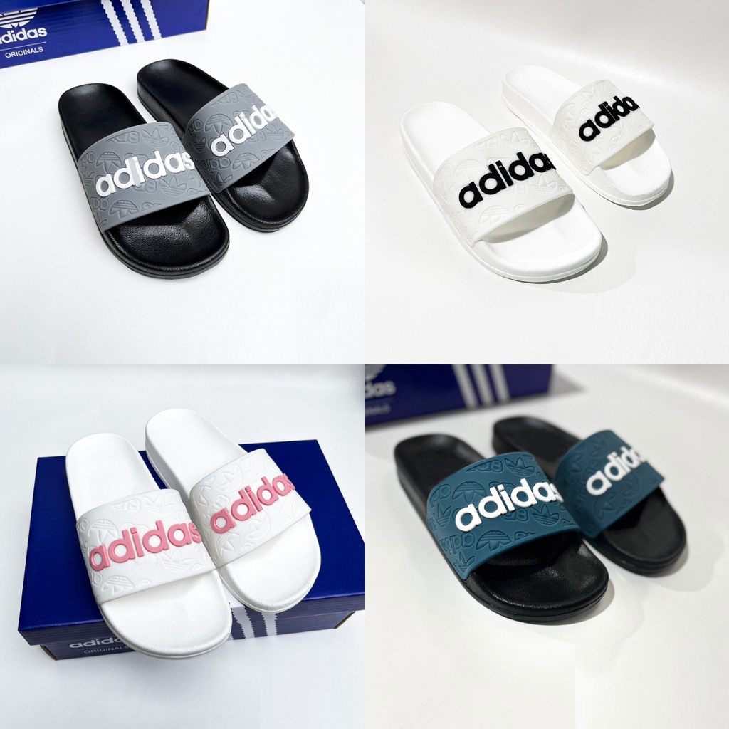 Dép quai ngang nam nữ, dép ADIDAS cao su non bánh mì 2022