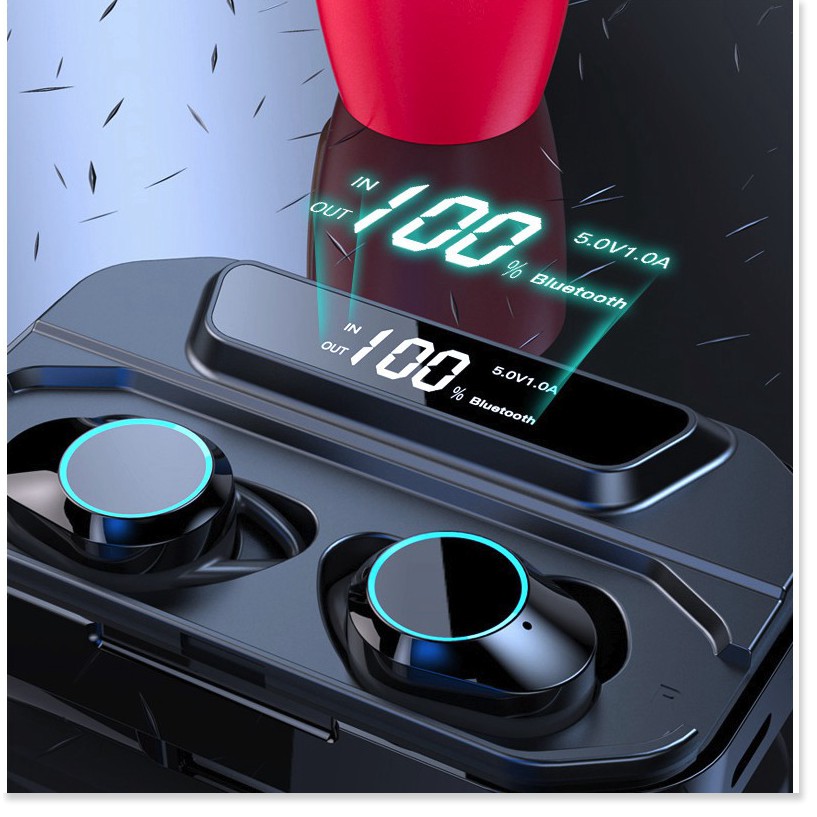 🆕 Tai nghe Bluetooth G02-TWS tích hợp pin dự phòng 3300mah