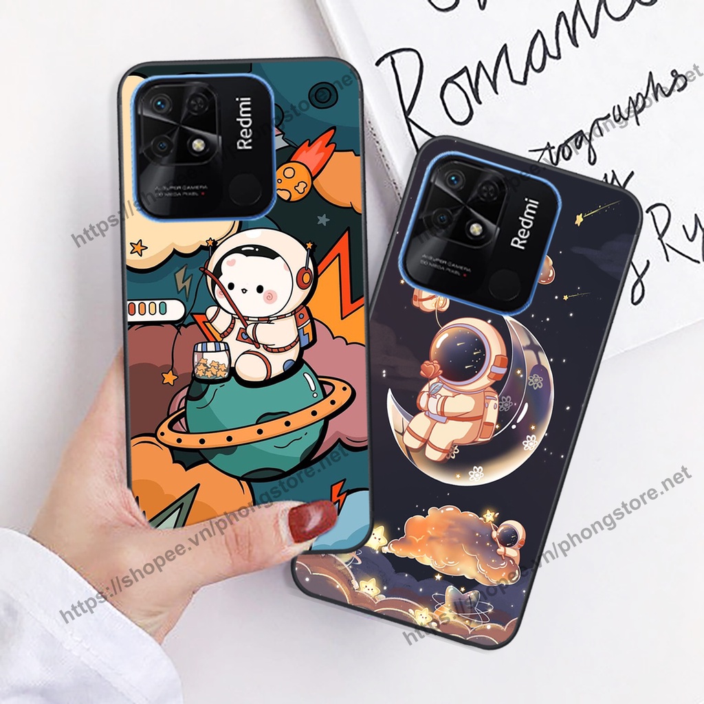 Ốp lưng Xiaomi Redmi 9C / Redmi 10c vũ trụ phi hành gia cực hot siêu cute-rẻ-bền