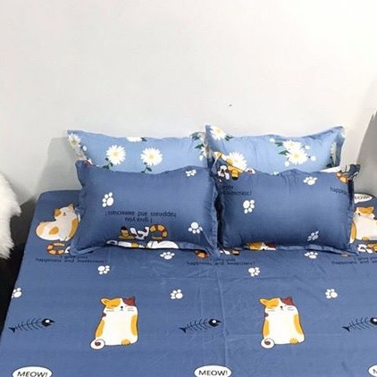 [Xả kho nghỉ tết]Vỏ gối nằm,áo gối nằm 45x65 và 40x60cm,vải cotton poly mịn,shopgiarehcm1280