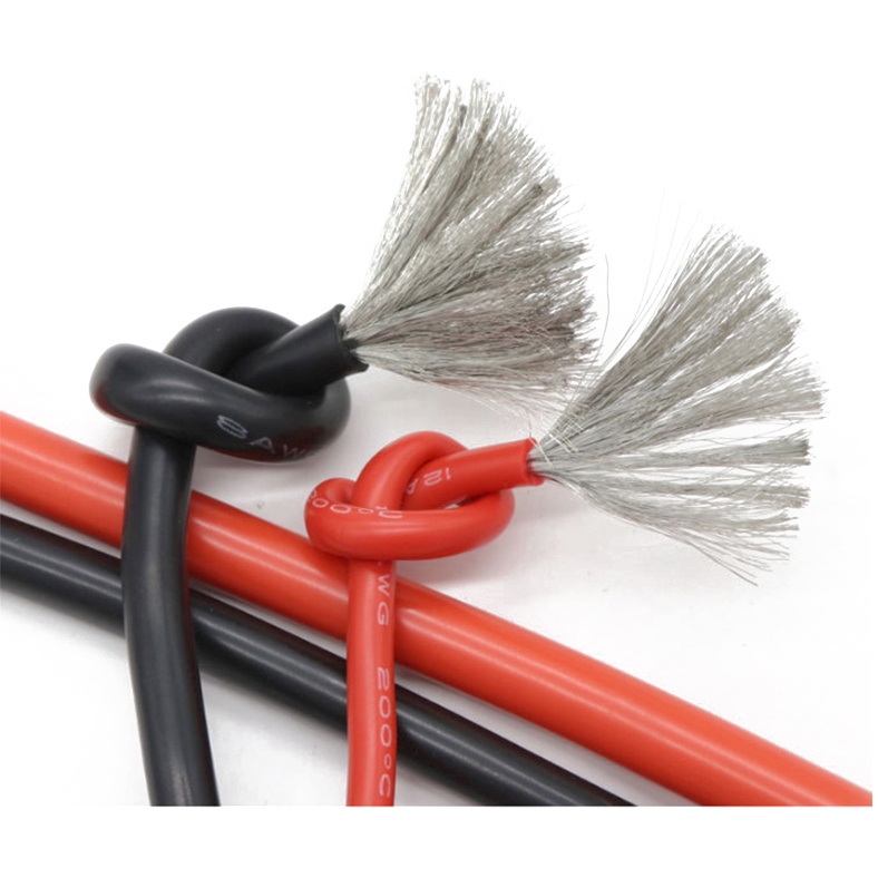 - Cuộn 10 mét dây điện Silicon 12AWG 10AWG 8AWG chống cháy chịu nhiệt 200o Siêu Dẻo Siêu Mềm RC Lipo Led Accu Moto