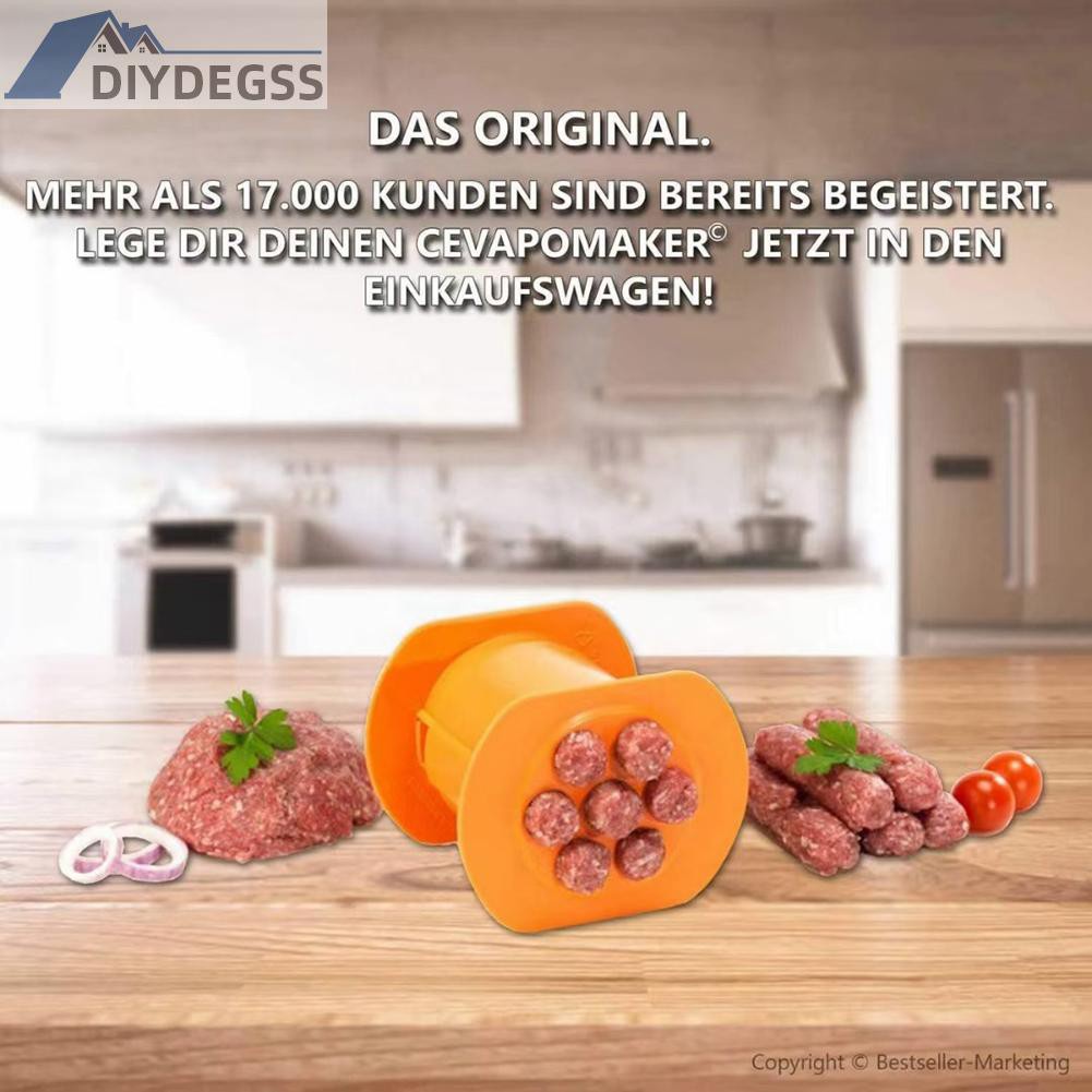 Diydegss2 Meat Filler Sausage Hot Dog Machine Meat Strip Press Rapid Prototyping Tool