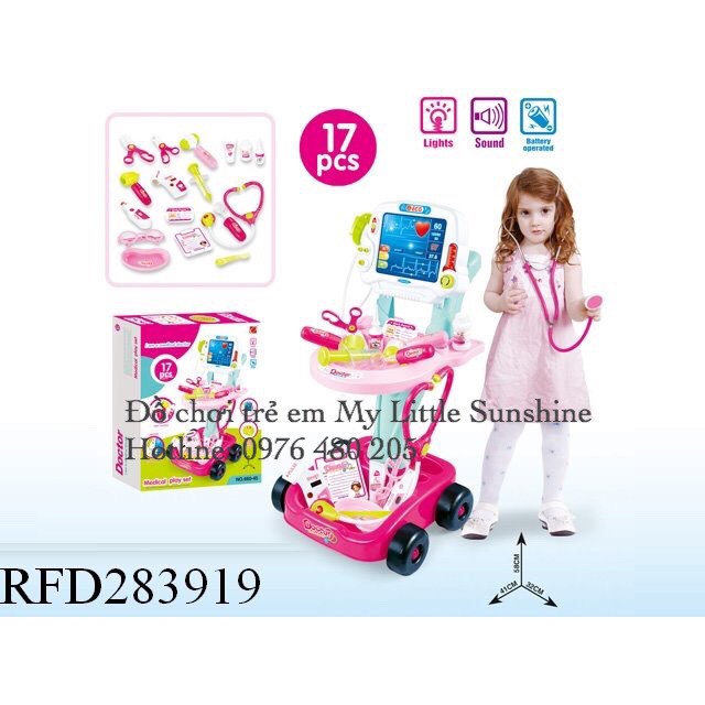 ĐỒ CHƠI XE ĐẨY BÁC SĨ CỠ LỚN CHO BÉ
