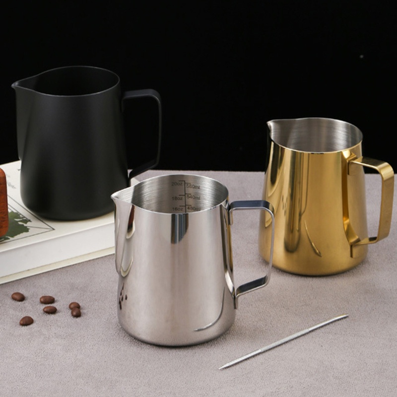 Cốc Pha Cà Phê Latte Bằng Thép Không Gỉ 304