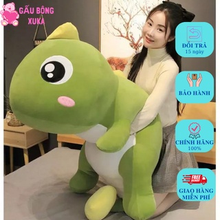Gấu bông khủng long, gối ôm hình thú nhồi bông Siêu To Khổng Lồ, Khủng long bông Đẹp Cao Cấp Bông tinh khiết 100%