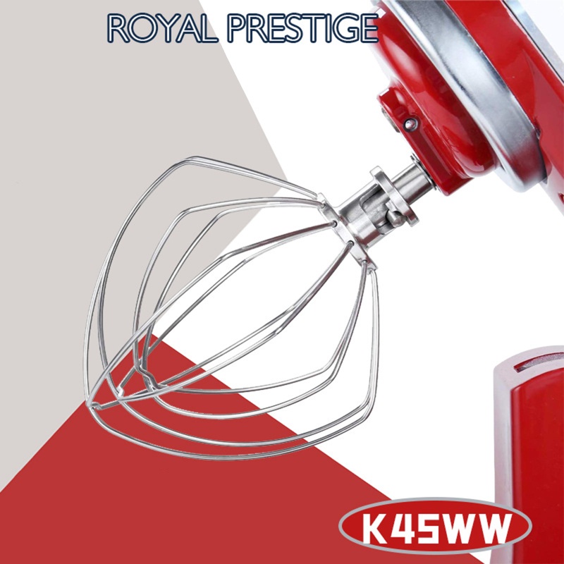 Dụng Cụ Đánh Trứng Làm Bánh 6 Dây Bằng Thép Không Gỉ Cho K45WW