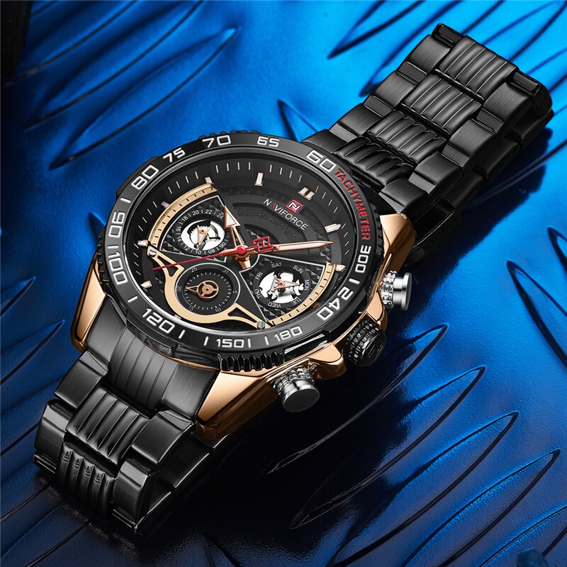 Đồng Hồ NAVIFORCE Thể Thao Chống Nước Thời Trang Cho Nam