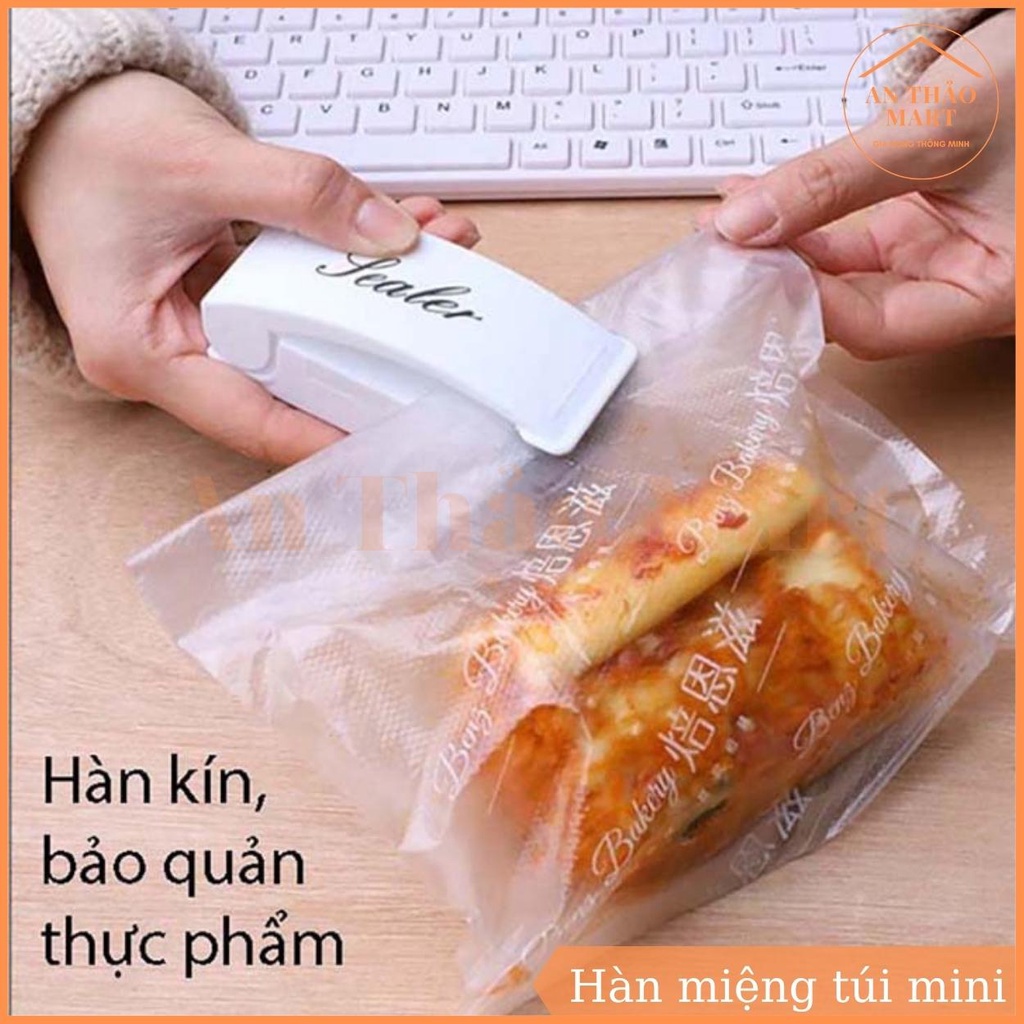 Máy Hàn Miệng Túi Mini Cầm Tay Nhỏ Gọn, Dụng Cụ Hàn Miệng Túi Nilong Tiện Lợi