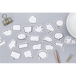 Sticker tiếng Anh và khung thoại