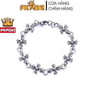 Vòng Tay Dây Chrome Hearts Cao Cấp Hình Thập Giá