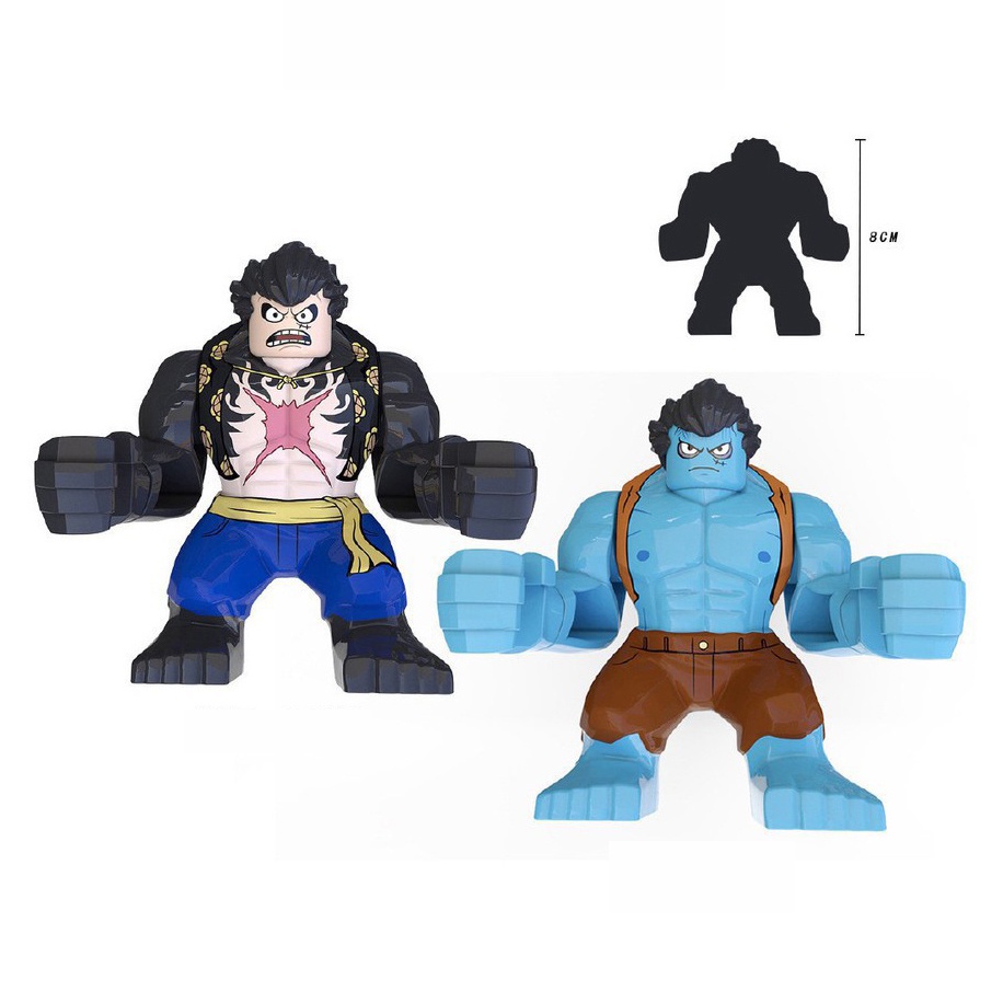 Bộ 2 mô hình nhân vật bigfig Gear Fourth Luffy và Nightmare Luffy XP235 XP236