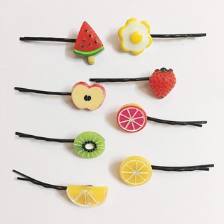 Set 3 kẹp tóc trái cây siêu cute