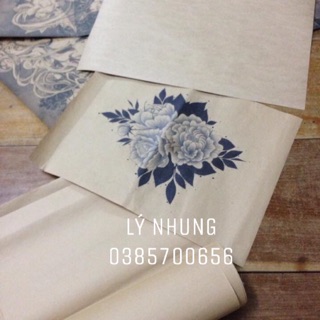 GIẤY VẼ VINTAGE cuộn 12 tờ