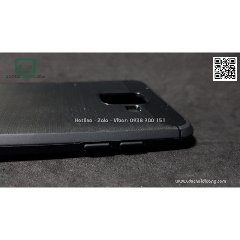 Ốp lưng Samsung A6 2018 Likgus chống sốc vân kim loại