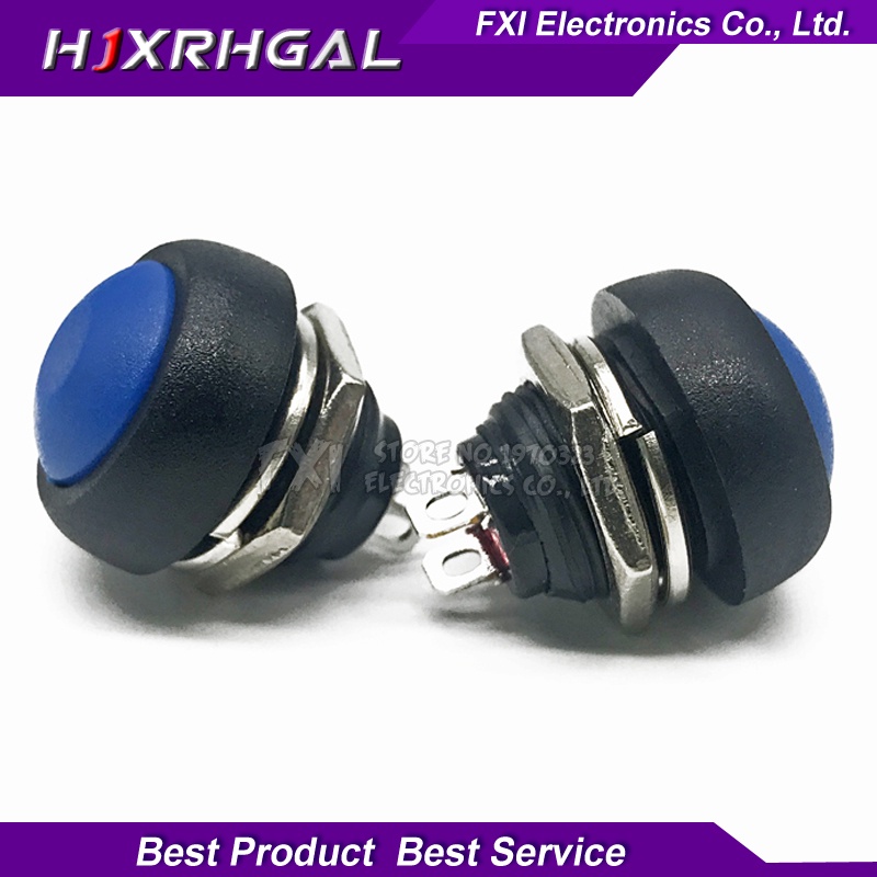 Set 2 Nút Nhấn Không Thấm Nước 12mm Cho switch IGmopnrq PBS-33B