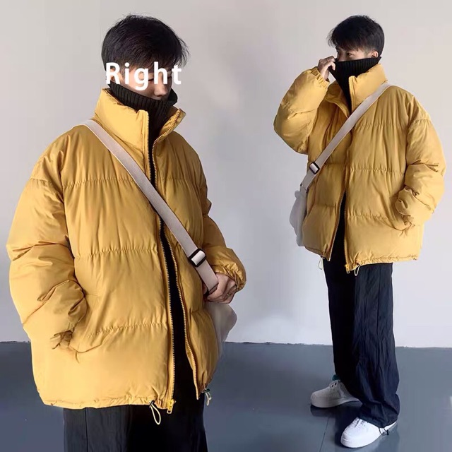 Áo khoác phao béo nam nữ ulzzang