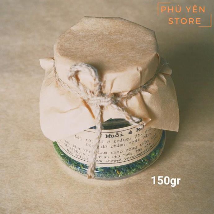 [KHÔNG HỘP QUÀ] - Muối Lá É Trắng Phú Yên Sấy Khô Chấm Với Trái Cây Hoặc Thịt Gà -150gr