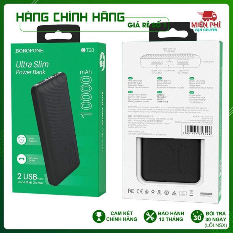 PIN SẠC DỰ PHÒNG BOROFONE BT28 10.00 mAh | 100% HÀNG CHÍNH HÃNG 70001