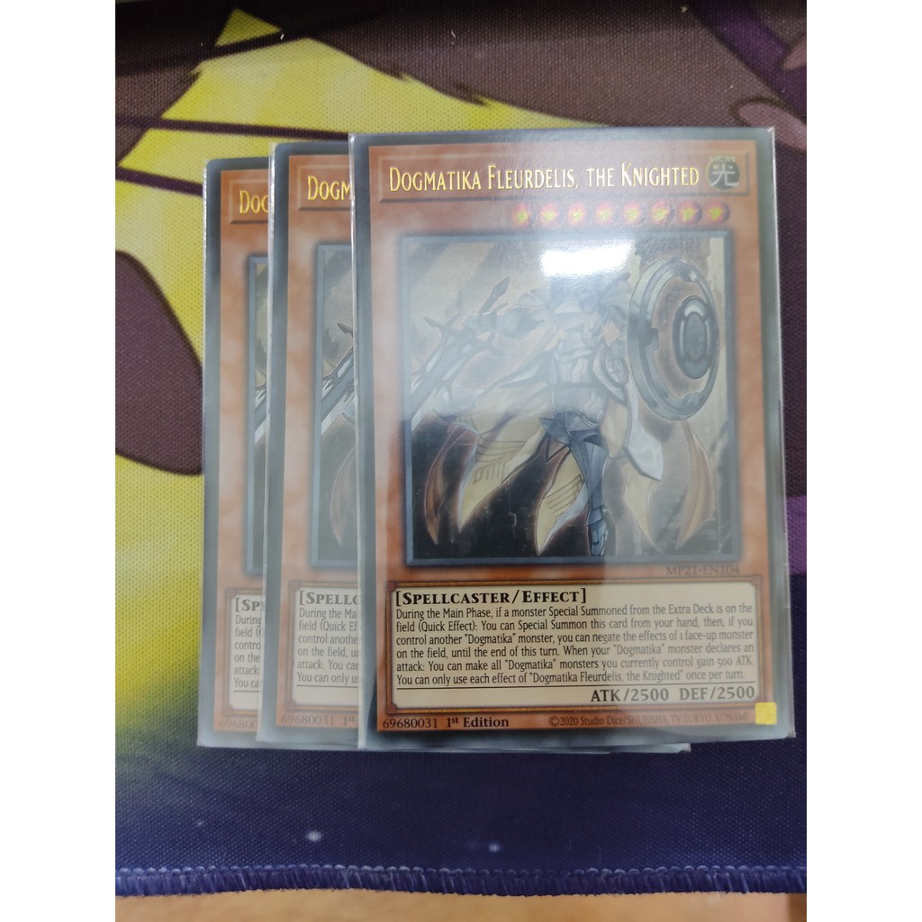 1 lá Thẻ bài Dogmatika Fleurdelis, the Knighted - MP21-EN104 - Ultra Rare 1st Edition