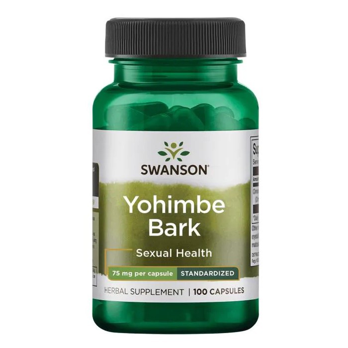 Swanson Premium Yohimbe Bark Sexual Heath 4:1 -  - Tăng sinh lý Nam - Chính hãng