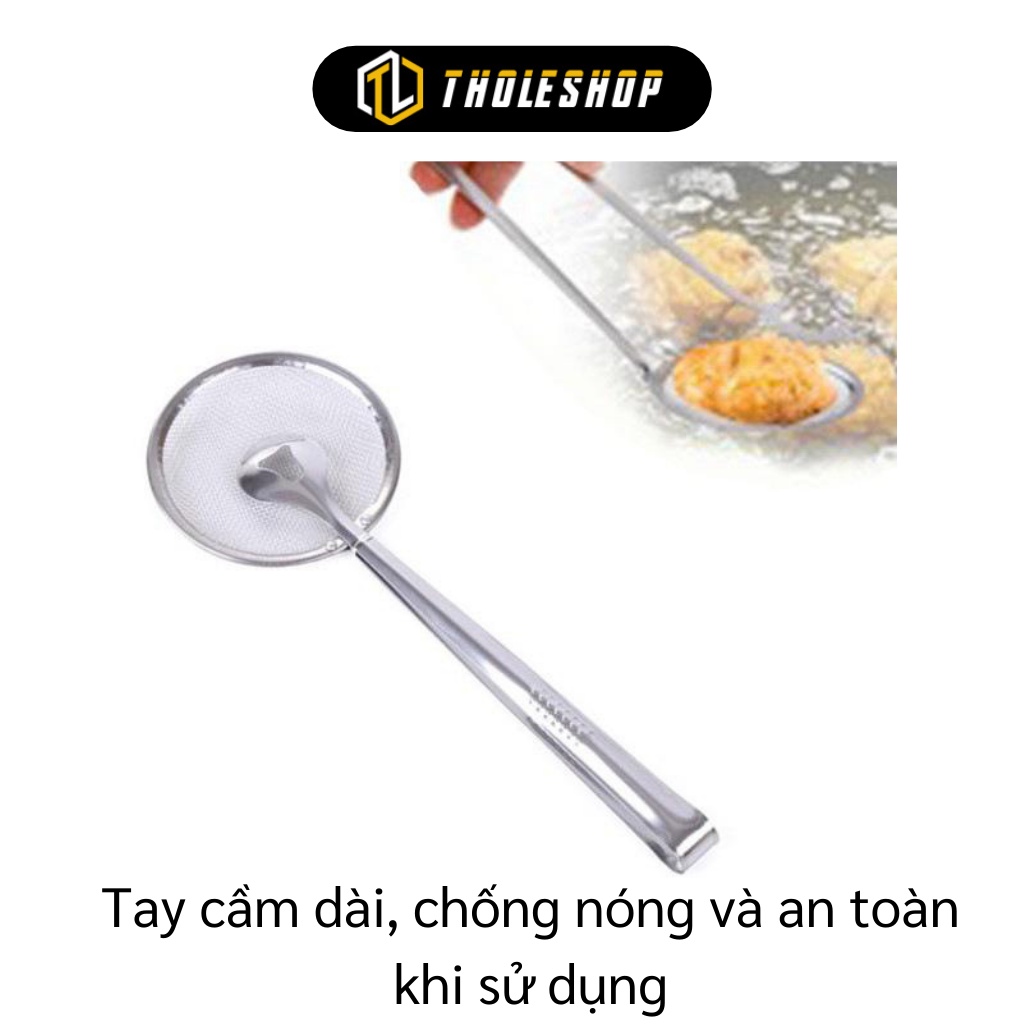 Dụng Cụ Gắp Đồ Chiên - Vợt Lưới Bằng Thép Không Gỉ Giúp Ráo Dầu Tiện Lợi 5744