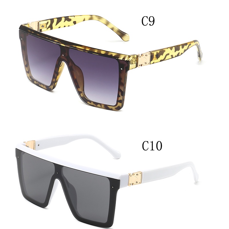 Kính Mát Gọng Vuông Lớn Phong Cách Retro Thời Trang Cho Nam Và Nữ