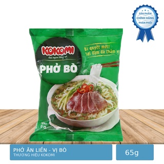 Gói phở bò ăn liền kokomi gói 65g