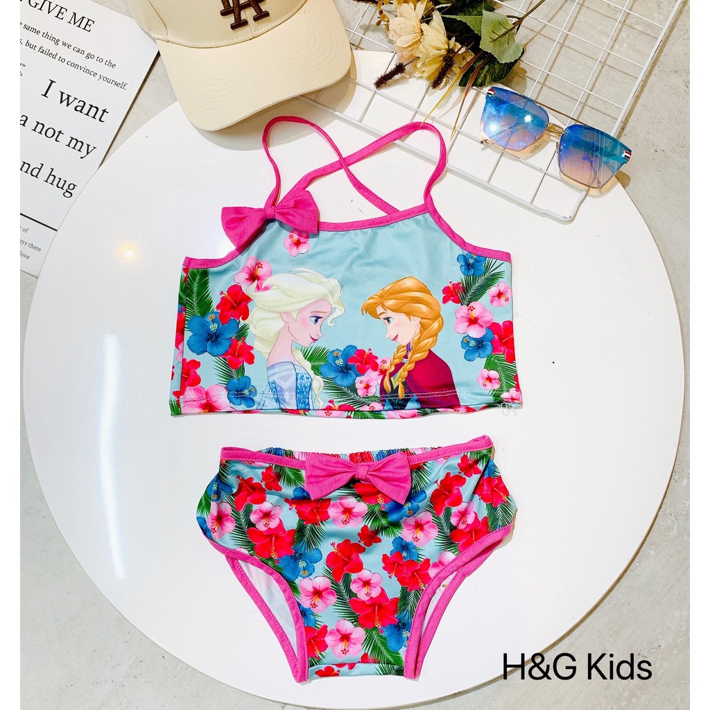 SIZE 9-28KG: Bikini công chúa ELSA cho bé gái sành điệu - BKNE