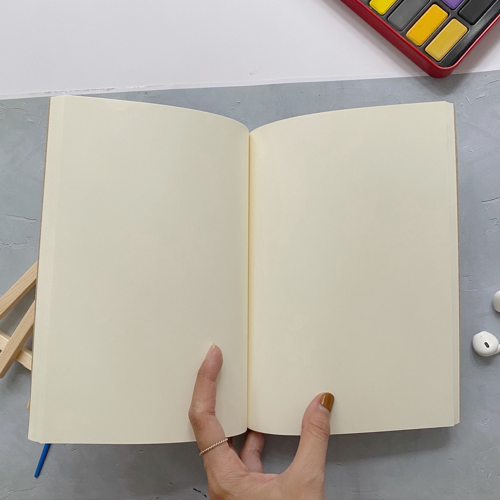 Sổ tay Bìa cứng Kraft A4 A5 200-400 trang Gabs