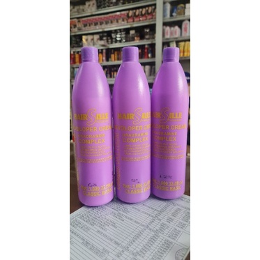 Oxy Hair Sille Sữa Collagen chai tím 1000 ml siêu thơm lên màu nhanh ít khô tóc  Tận Gốc  trợ nhuộm không rát da đầu .