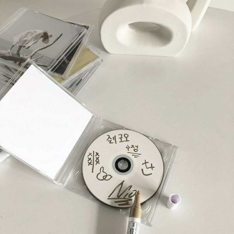 Đĩa Cd trắng đặt in theo mẫu và thiết kế theo yêu cầu