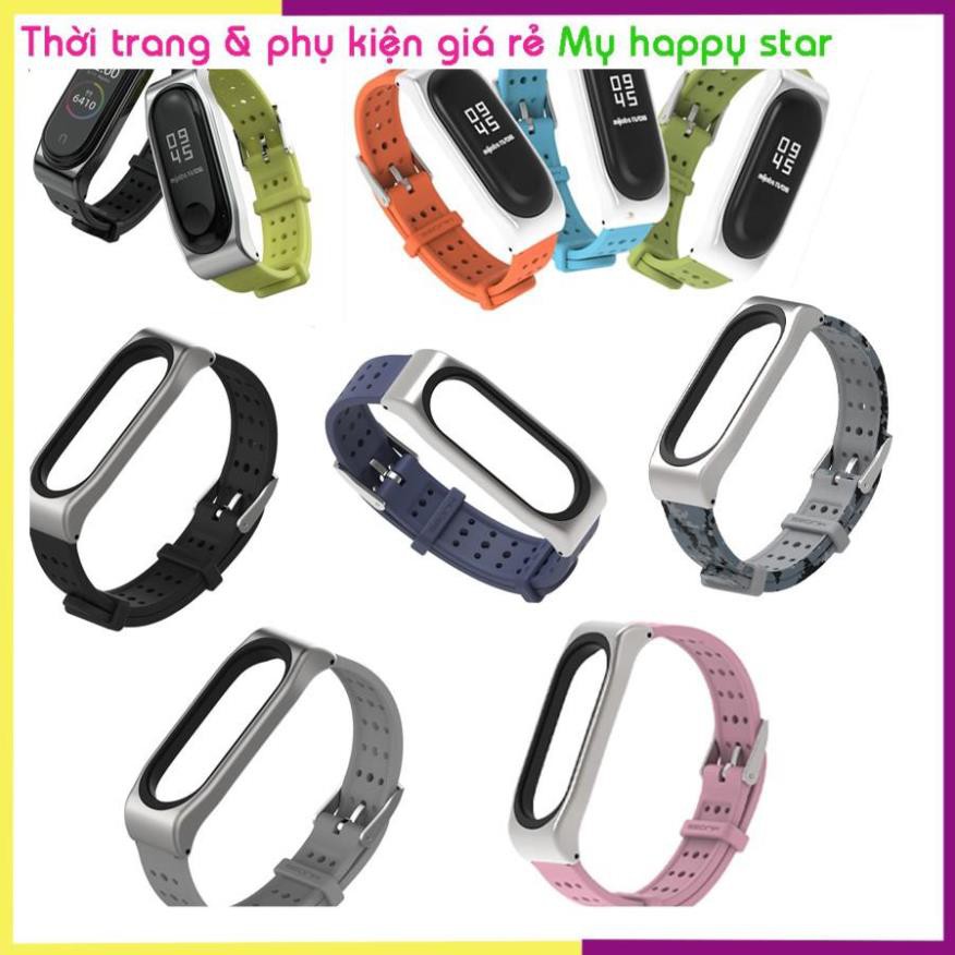 Dây đeo thay thế cho Xiaomi Miband 3 và 4 phiên bản mới năng động MB05