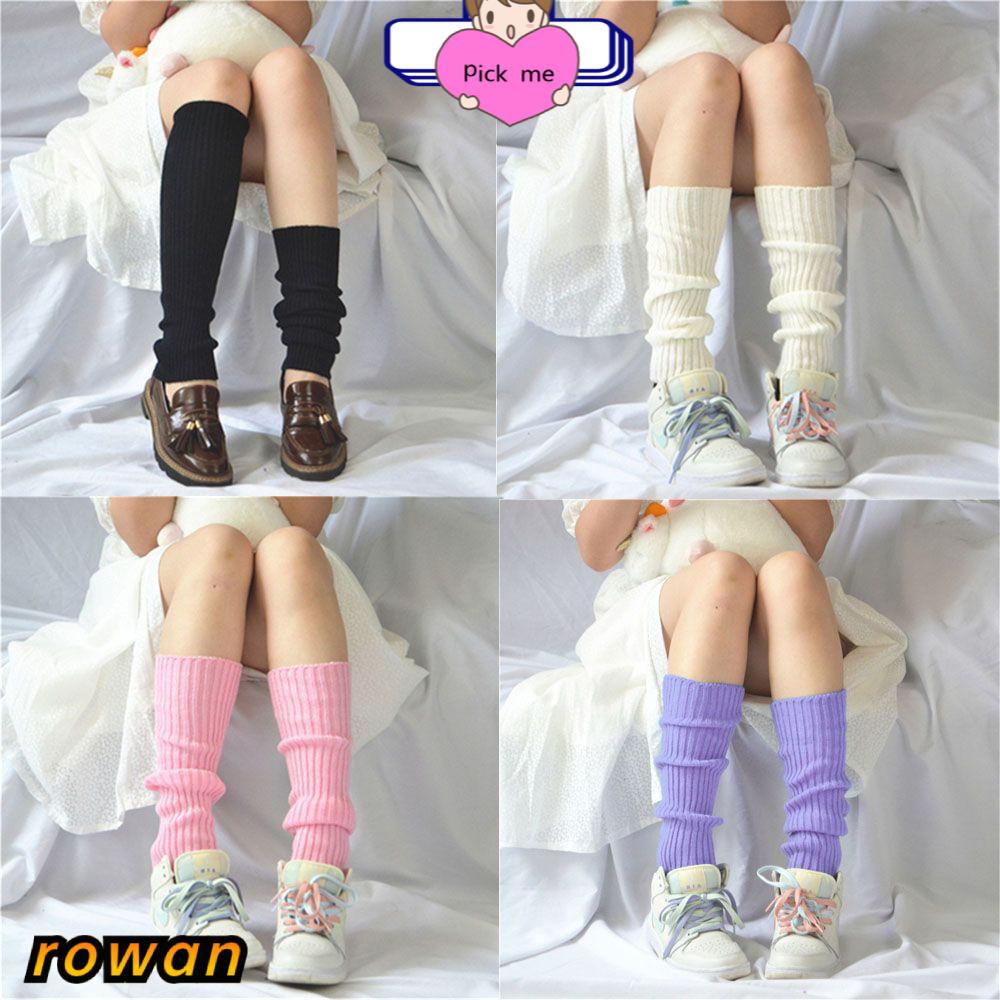 Vớ lông legging cao cổ đan móc len nhiều màu sắc co giãn giữ ấm bảo vệ bắp chân xu hướng mới phong cách ba lê xinh xắn