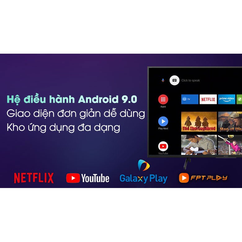 Android Tivi Sony 4K 43 inch KD-43X7500H (Miễn phí giao tại HCM-ngoài tỉnh liên hệ shop)