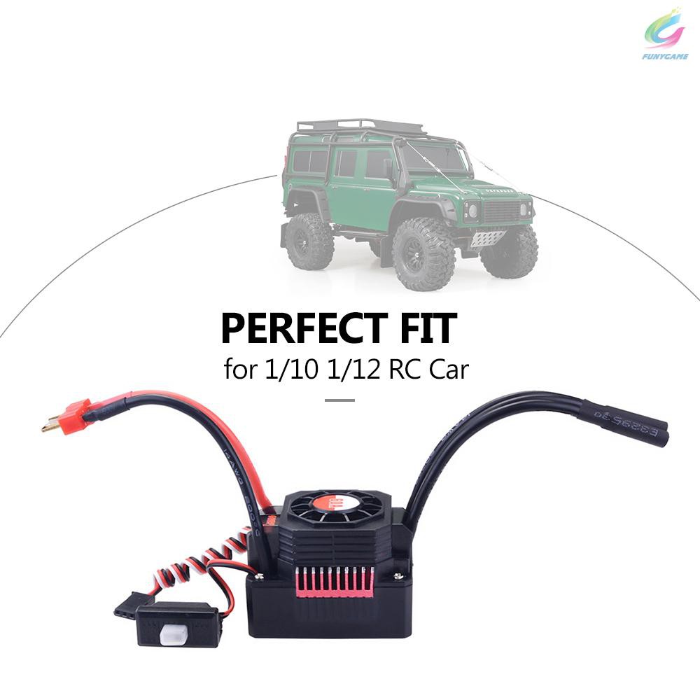 SURPASS HOBBY 60A Brushless ESC Waterproof Electronic Speed Controller for 1/10 RC Car Truck Off-road