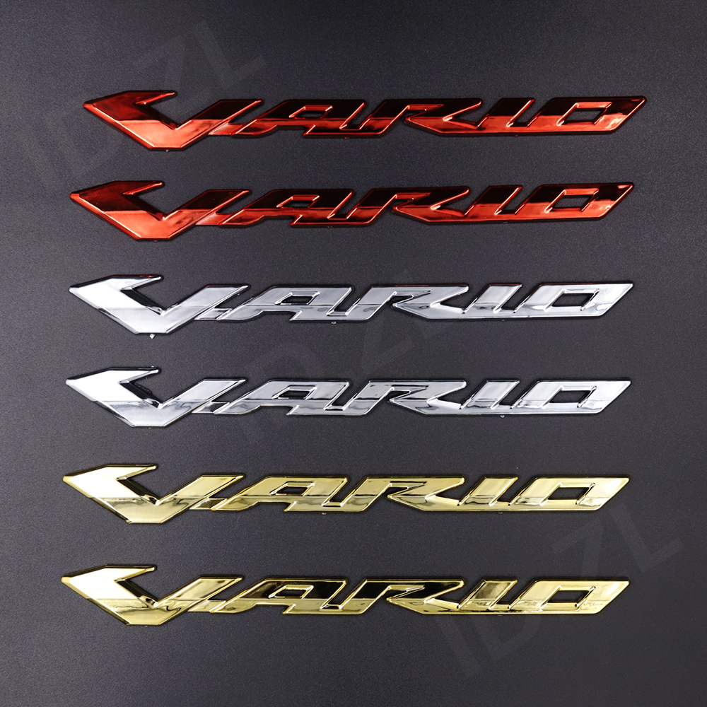 Honda Bộ 2 Miếng Dán 3d Trang Trí Xe Mô Tô vario beat Wing Chất Lượng Cao