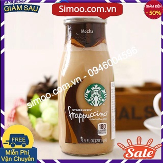 💥 ⚡ Cafe Starbucks vị mocha chai thủy tinh -Hàng Chính Hãng Hàn Quốc 💥 ⚡
