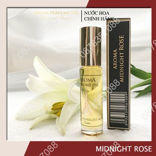 Nước Hoa Nữ, Tinh Dầu Nước Hoa Midnight Rose 12ml - Ngọt Ngào, Bí Ẩn, Cuốn Hút