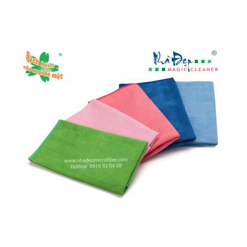 Khăn lau đa năng Microfiber, lau màn hình laptop, điện thoại, kính cửa sổ, mọi bề mặt 30*30cm (1c)