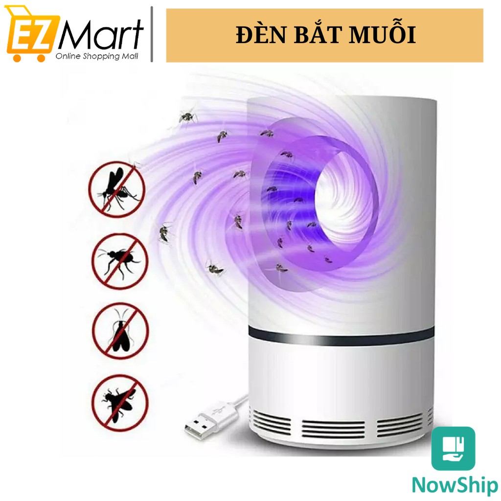 Đèn Bắt Muỗi Côn Trùng WD 06 Thông Minh, Cảm Ứng Ánh Sáng Thế Hệ Mới Sử Dụng Đèn LED và Đầu Cắm USB An Toàn, Tiện Dụng