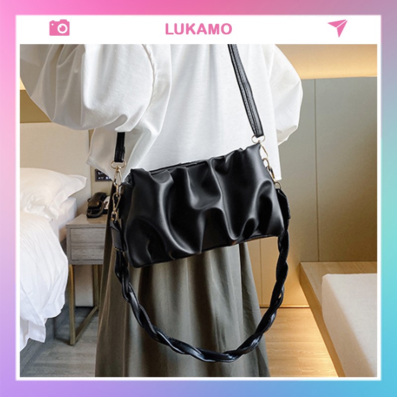 Túi đeo chéo nữ dễ thương da mềm nhỏ giá rẻ đi chơi cá tính LUKAMO TX660