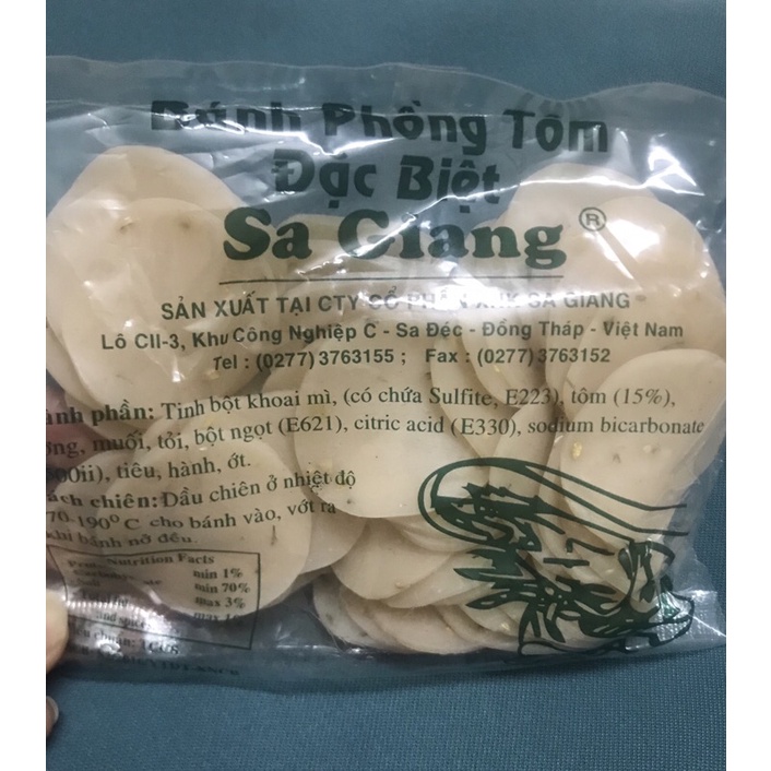 Bánh phồng tôm Sa Giang