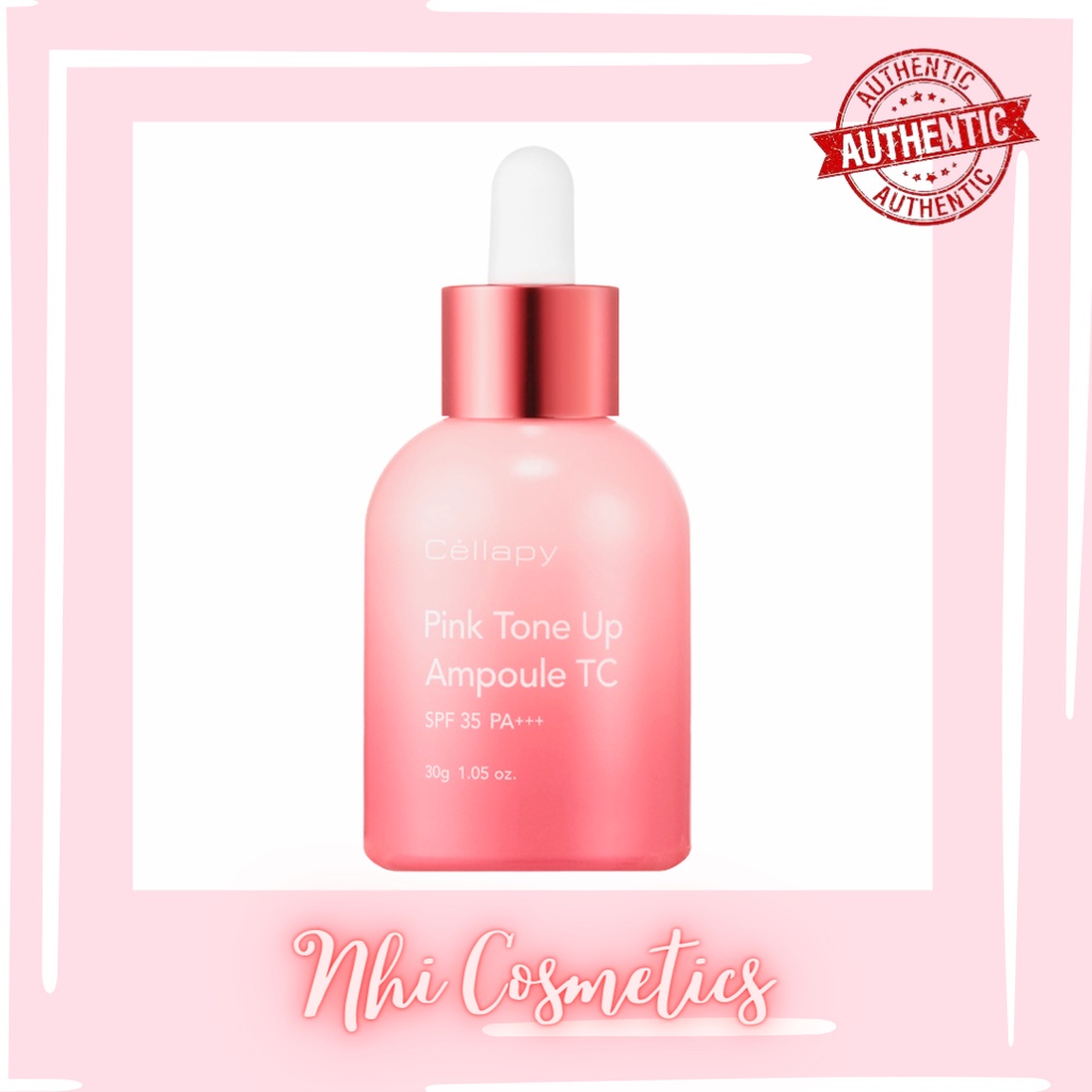 Tinh Chất Dưỡng Trắng CELLAPY PINK TONE UP AMPOULE