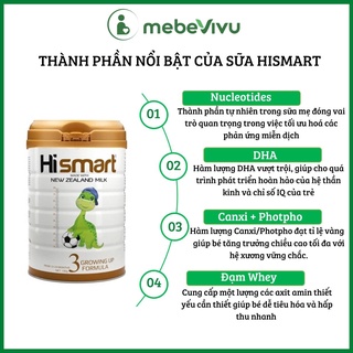 Sữa bột Hismart số 3 400g