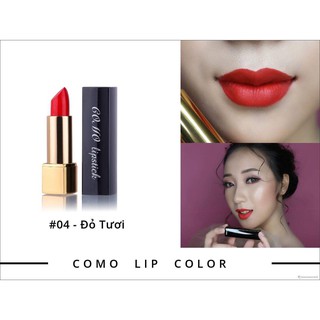 Son Đỏ Tươi không chì - Son Handmade cao cấp COMO LIP COLOR