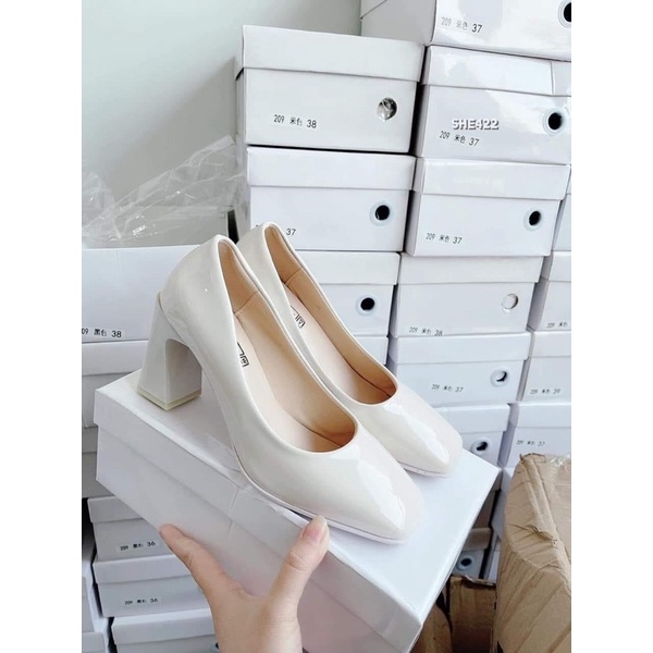 Giày Cao Gót , Guốc Trơn 7 Phân Hàng Quảng Châu