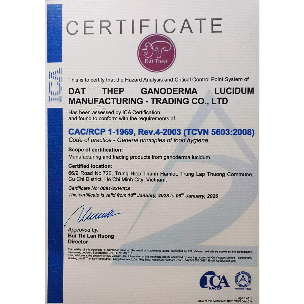 Trà Linh Chi Đất Thép Hòa Tan Hoàn Lực Hộp  - Hàng chính hãng