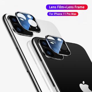 Kính cường lực viền kim loại bảo vệ màn hình camera dành cho iPhone 11 Pro Max