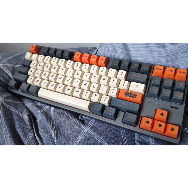 Bộ nút bàn phím cơ AKKO Keycap set – Carbon Retro